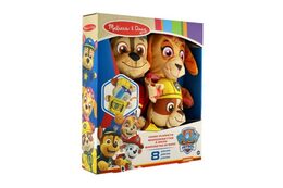 Maňásci 4ks látka Tlapkova Patrola/Paw Patrol v krabici 26x30x6cm