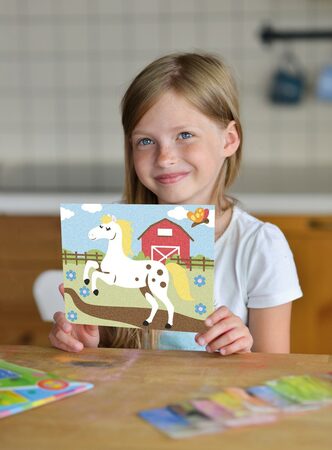 Lena Kreativní sada obrázky z písku Zvířata