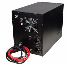 Napěťový měnič MHPower MPU-1200-12 záložní zdroj, 12V/230V, 1200W, funkce UPS, čistý sinus