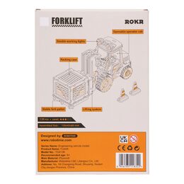 RoboTime dřevěné 3D puzzle Vysokozdvižný vozík