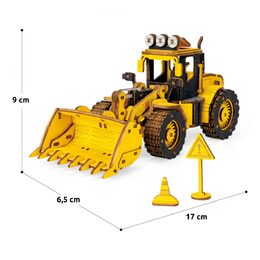 RoboTime dřevěné 3D puzzle Nakladač