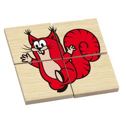 Detoa Dřevěné puzzle Krtek