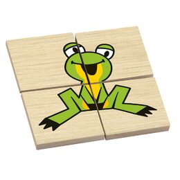 Detoa Dřevěné puzzle Krtek
