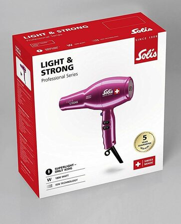 SOLIS 969.45 Light & Strong fén růžový