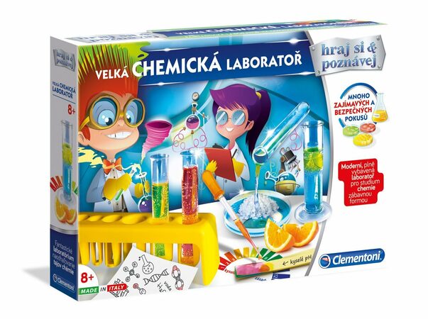 Sada Clementoni Dětská laboratoř - Malý chemik