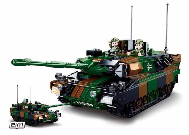 Sluban Model Bricks M38-B0839 Německý bitevní tank Leopard 2A5