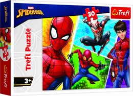 Puzzle Spiderman a Miguel/Disney 27x20cm 30 dílků v krabičce 21x14x4cm