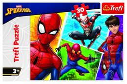 Puzzle Spiderman a Miguel/Disney 27x20cm 30 dílků v krabičce 21x14x4cm