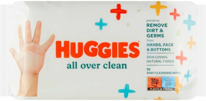 Huggies Single All Over Clean dětské vlhčené ubrousky 56 ks