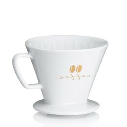 KELA Kávový filtr porcelánový Excelsa S bílá KL-12490