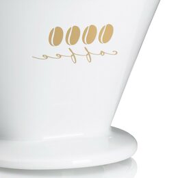 KELA Kávový filtr porcelánový Excelsa L bílá KL-12492