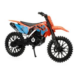 Motorka terénní 18cm plast 3 barvy na kartě
