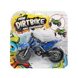 Motorka terénní 18cm plast 3 barvy na kartě