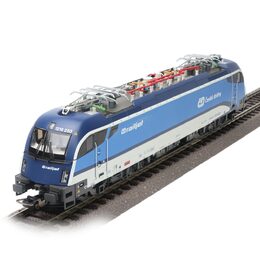 Piko Elektrická lokomotiva vč. dig. dekodéru Rh 1216 Taurus se 4 pantografy ČD VI, digitální - 59845