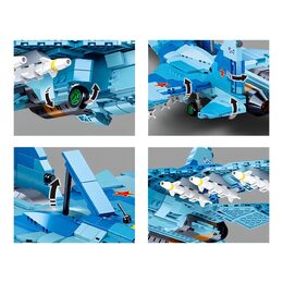 Sluban Model Bricks M38-B0985 Stíhací letoun Su-27 2v1 Poškozený obal