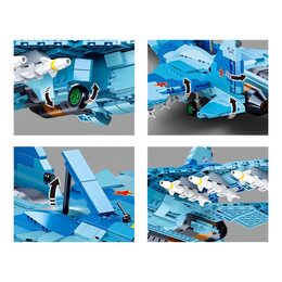 Sluban Model Bricks M38-B0985 Stíhací letoun Su-27 2v1 Poškozený obal