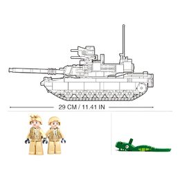 Sluban Model Bricks M38-B0892 Bitevní tank M1A2 Abrams