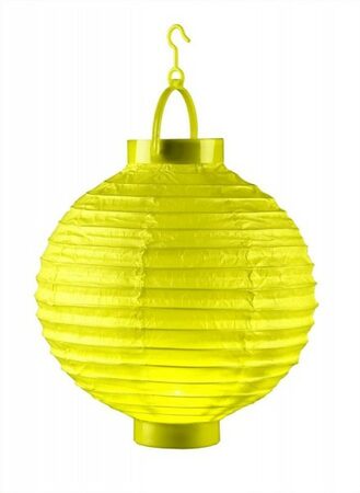 Lampion průměr 20cm LED na baterie asst 6 druhů v sáčku (bez hůlky) karneval