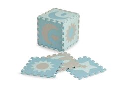 Hrací podložka pěnové puzzle MoMi NEBE modré
