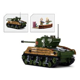 Sluban Army WW2 M38-B1110 Bitevní tank M4A3 Sherman