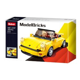 Sluban ModelBricks M38-B1097 Německý žlutý sportovní vůz