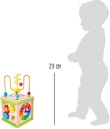 small foot Dřevěná motorická kostka louka - poškozený obal