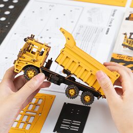 RoboTime dřevěné 3D puzzle Nákladní auto