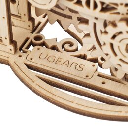 Ugears 3D dřevěné mechanické puzzle Dekorační budík