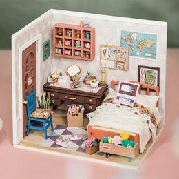 RoboTime miniatura domečku Dívčí pokoj