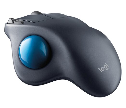 Myš Logitech M570, Trackball, BT / laserová / 5 tlačítek /  - černá