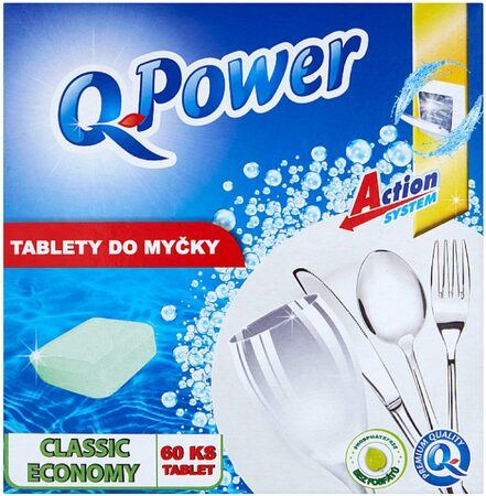 Q-power Tablety do myčky Classic Economy 60 ks