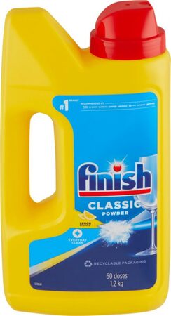 Finish Classic Power Lemon prášek do myčky 1,2 kg
