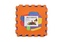 Pěnové puzzle Dopravní prostředky 29x29x1cm 10ks ve fólii