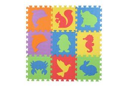 Pěnové puzzle Dinosauři 29x29x1cm 10ks ve fólii