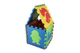 Pěnové puzzle Dinosauři 29x29x1cm 10ks ve fólii