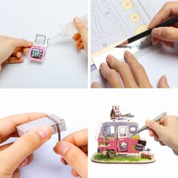 RoboTime miniatura domečku Párty karavan