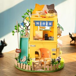 RoboTime miniatura domečku Kočičí dům