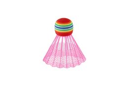 Teddies Míčky/Košíčky na badminton barevné 4ks plast v sáčku 10,5x27x5cm