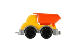 Auto stavební 3ks plast 10-11cm na volný chod v krabičce 26x9x12cm