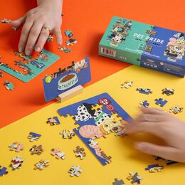 Ridley&#039;s Games Puzzle domácí zvířata hra pro dva hráče