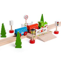 Bigjigs Rail Sada dřevěných dopravních značek