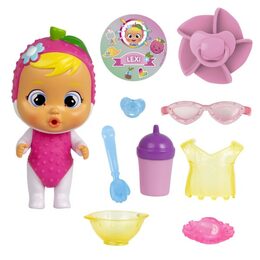 CRY BABIES Magické slzy série Tutti Frutti panenka s doplňky v plastové dóze 12x17x19cm 9ks v boxu