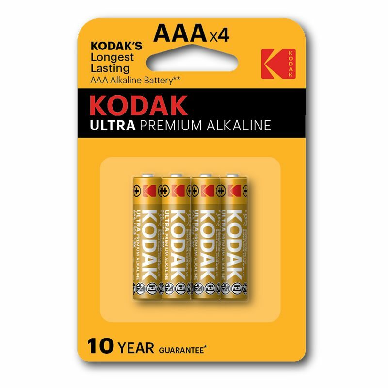 Kodak ULTRA K3A-4 alkaline blistr (LR03)
