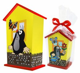 Pokladnička Krtek dřevo 8x13cm v sáčku