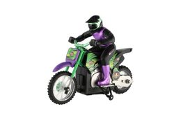 Motorka RC plast 22cm 2,4GHz na dálkové ovládání na baterie v krabici 33x23x13cm