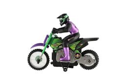 Motorka RC plast 22cm 2,4GHz na dálkové ovládání na baterie v krabici 33x23x13cm