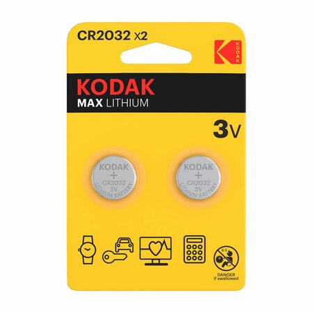 Kodak MAX CR2032 B2 lithium