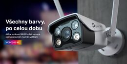 Kamera TP-Link VIGI C340-W(4mm) 4MPx, venkovní, IP Bullet, WiFi, přísvit 30m
