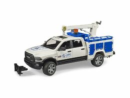 Bruder RAM 2500 Servisní vůz s otočným ramenem a majákem
