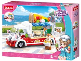 Sluban Girls Dream M38-B0993D Pizza vůz